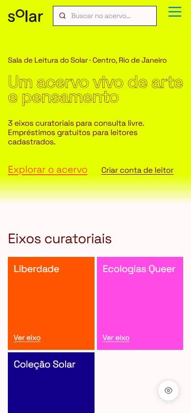 Biblioteca no celular