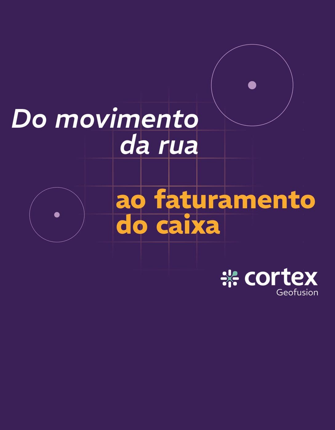 Frente da camisa com a frase do movimento da rua ao faturamento do caixa